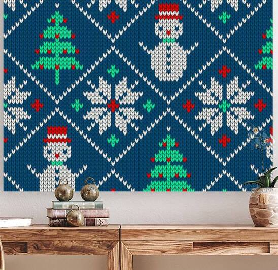 knitted christmas pattern by Etnousta