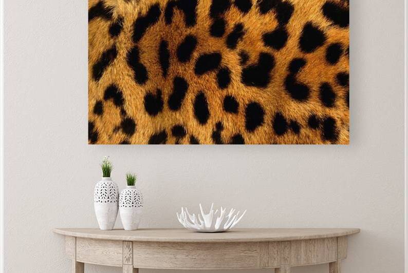 Leopard Skin Pattern Background Reproduction