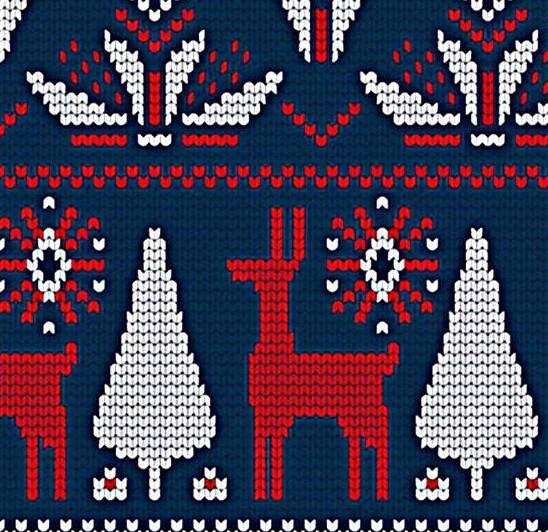 knitted christmas pattern by Etnousta