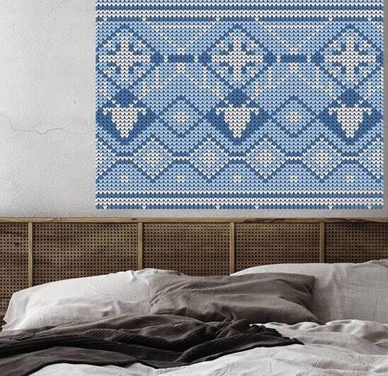 beautiful knitted christmas pattern by Etnousta
