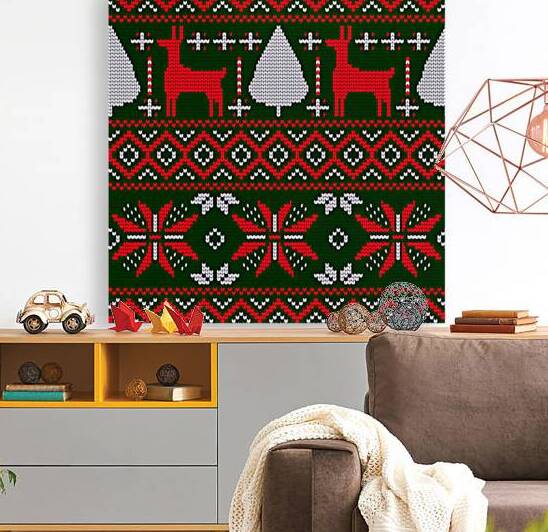 christmas pattern knitted design by Etnousta