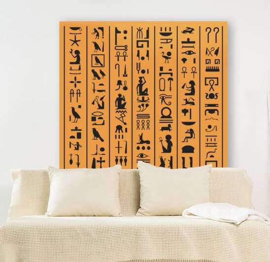 egyptian hieroglyphs ancient egypt letters papyrus by Etnousta