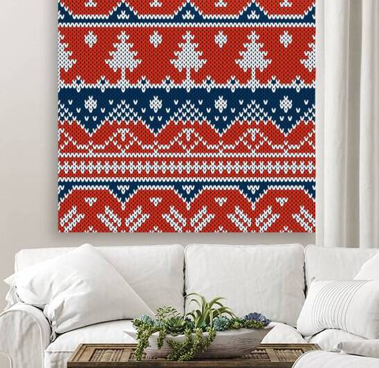 vector seamless ornament knitted texture by Etnousta