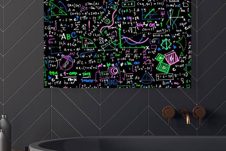 math linear mathematics education circle backgrou by Etnousta