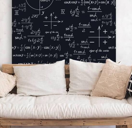 mathematical seamless pattern with geometric shap by Etnousta