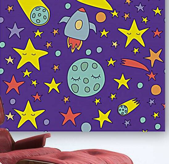 card with lovely planets by Etnousta