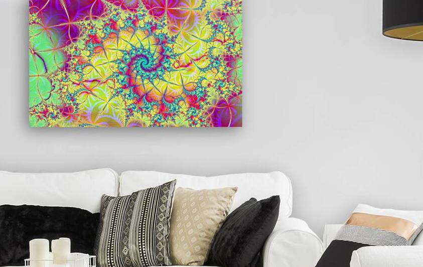 fractal spiral abstract background by Etnousta