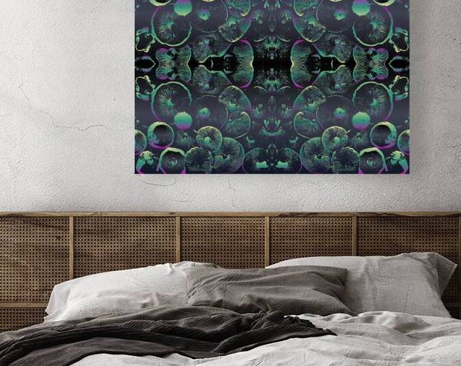 background pattern mushrooms by Etnousta