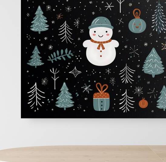 snowman christmas by Etnousta