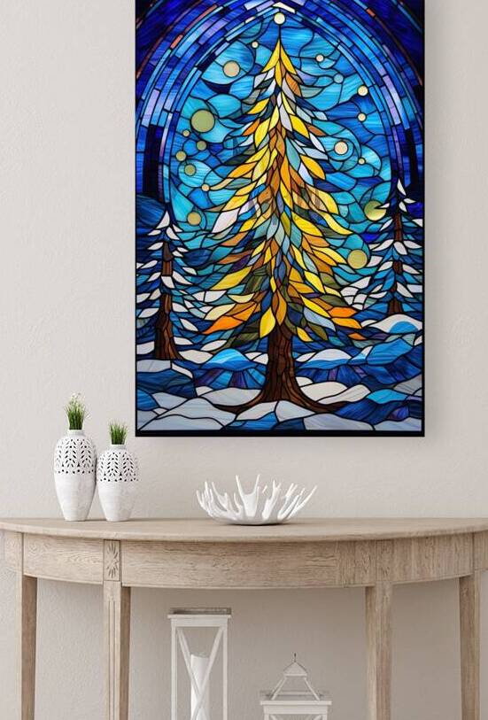 stained glass winter by Etnousta