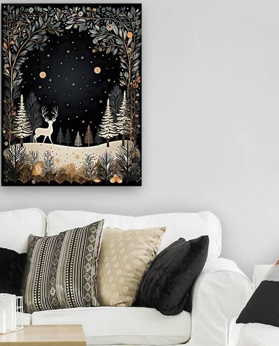 christmas winter xmas scene nature forest tree mo by Etnousta