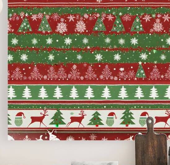 christmas decoration winter xmas pattern by Etnousta