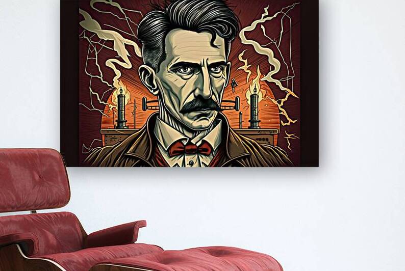 Ai Generated Nikola Tesla Tesla Nikolas Electrici by Etnousta