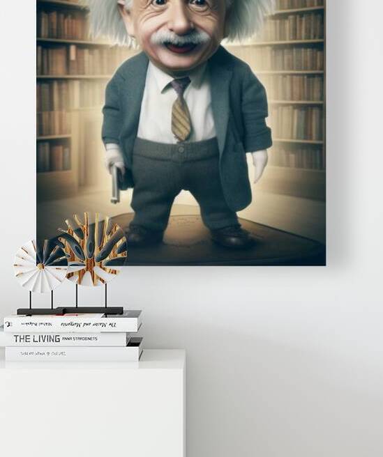 Ai Generated Einstein Puppet Fantasy Surreal Comi by Etnousta