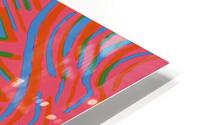 Pattern Saying Wavy HD Metal print