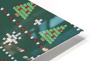 beautiful knitted christmas pattern HD Metal print