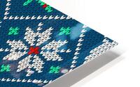 knitted christmas pattern HD Metal print