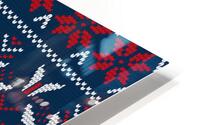 knitted christmas pattern HD Metal print