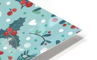 seamless pattern with berries leaves HD Metal print