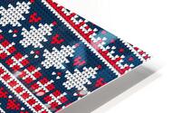 beautiful knitted christmas pattern HD Metal print