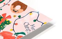 colorful funny christmas pattern HD Metal print