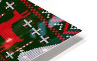 christmas pattern knitted design HD Metal print