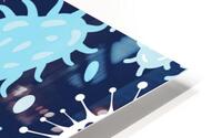 seamless pattern microbes virus vector illustrati HD Metal print