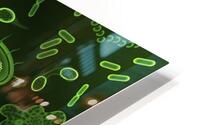 bacteria virus seamless pattern inversion HD Metal print