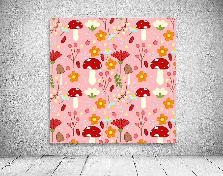 Floral Surface Pattern Design Wall Preview