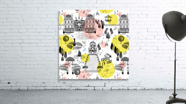 The Park  pattern design Wall Preview