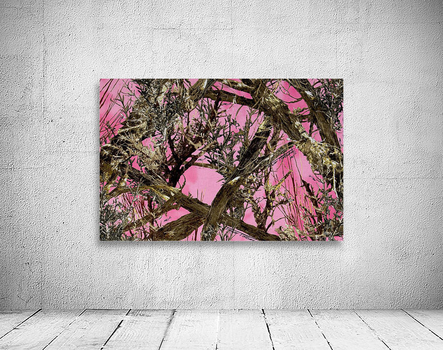 pink camo wallpaper Wall Preview