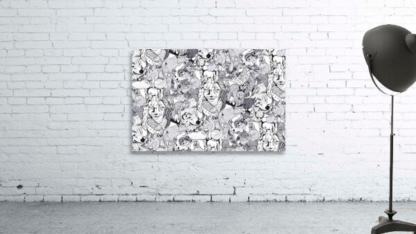 Animal Seamless Pattern Wall Preview