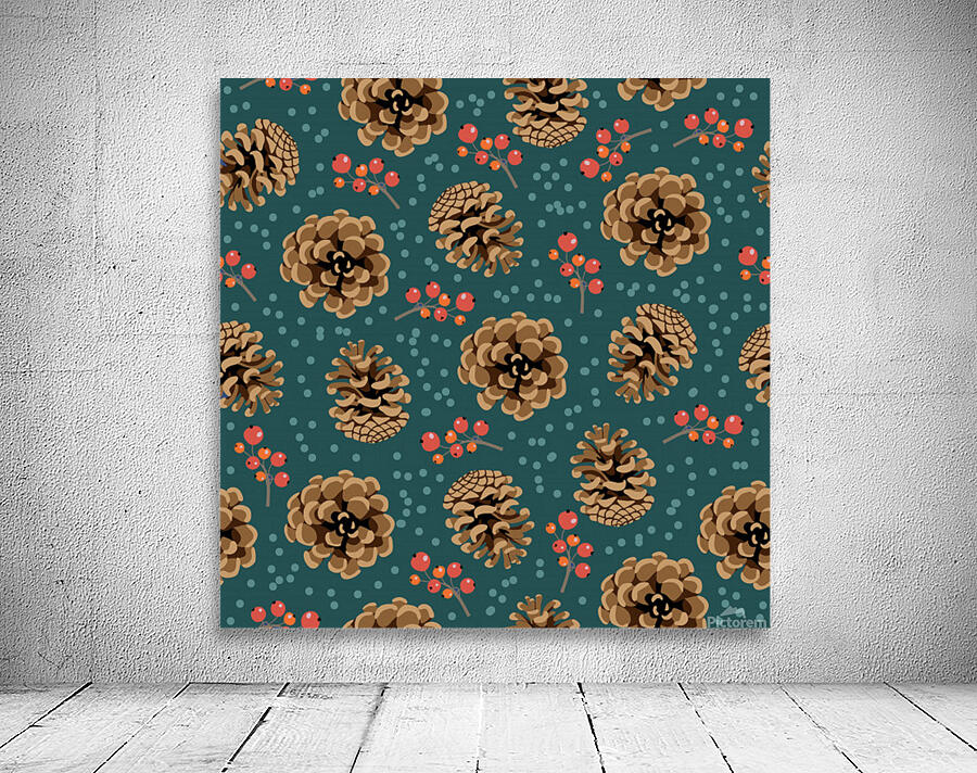christmas seamless pattern Wall Preview