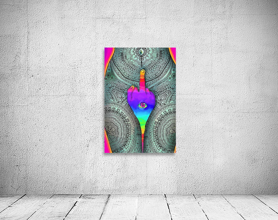 Trippy Alien on Zen Wall Preview