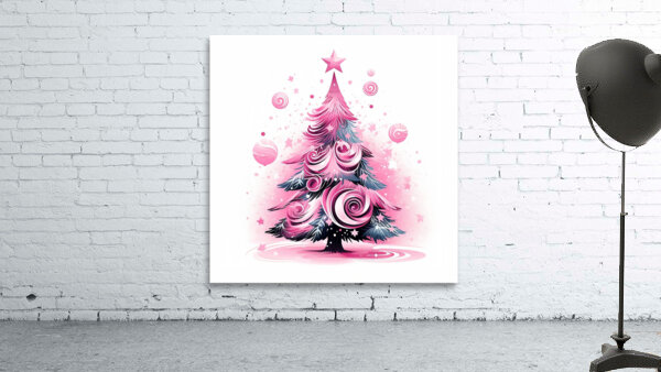 winter christmas snow xmas tree Wall Preview