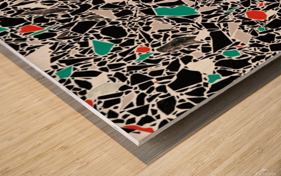 illustration abstract pattern Wood print