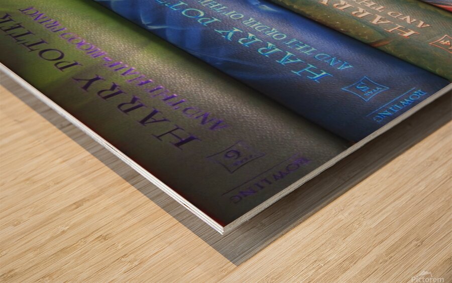 collection book Wood print