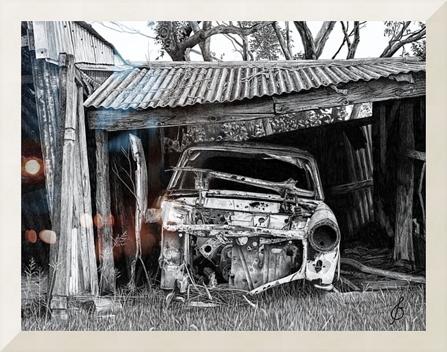 barn Picture Frame print