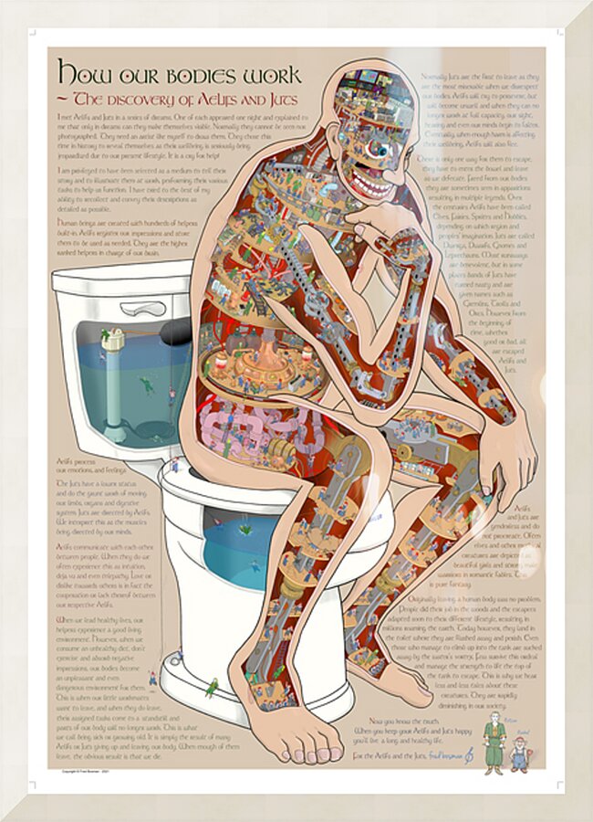 Thinker Picture Frame print