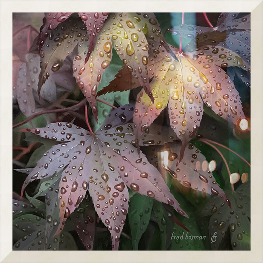 leaves Picture Frame print
