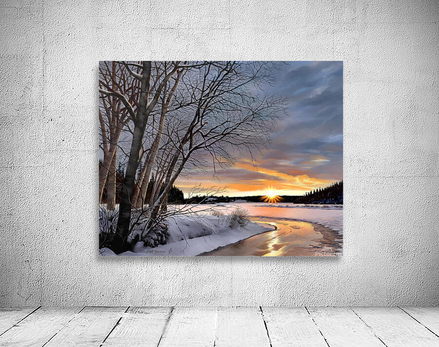 Snowscape Wall Preview