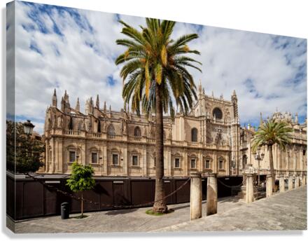 Gothic Seville Cathedral Canvas Print