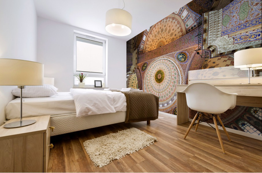 New Mosque Interior Ceiling Mural print