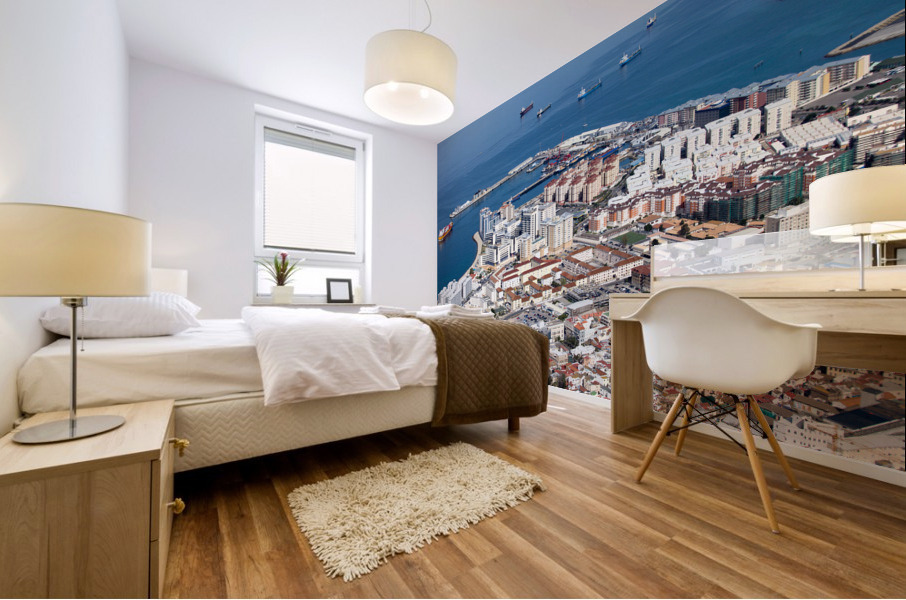 Gibraltar Cityscape Mural print