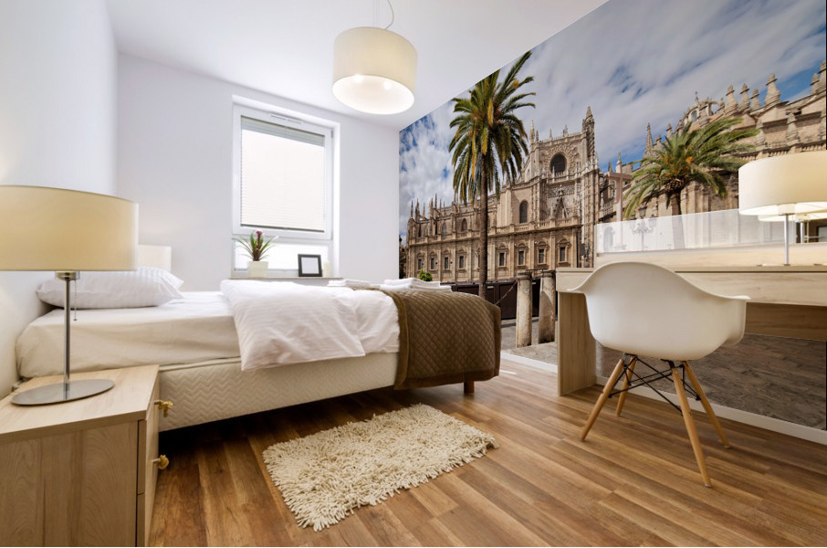 Gothic Seville Cathedral Mural print