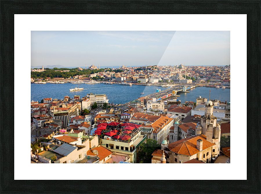 Istanbul Cityscape Picture Frame print