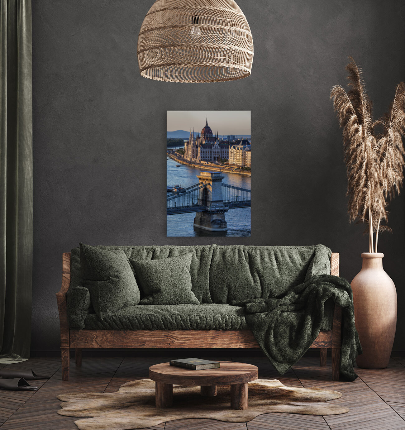 Budapest at Sunset Reproduction