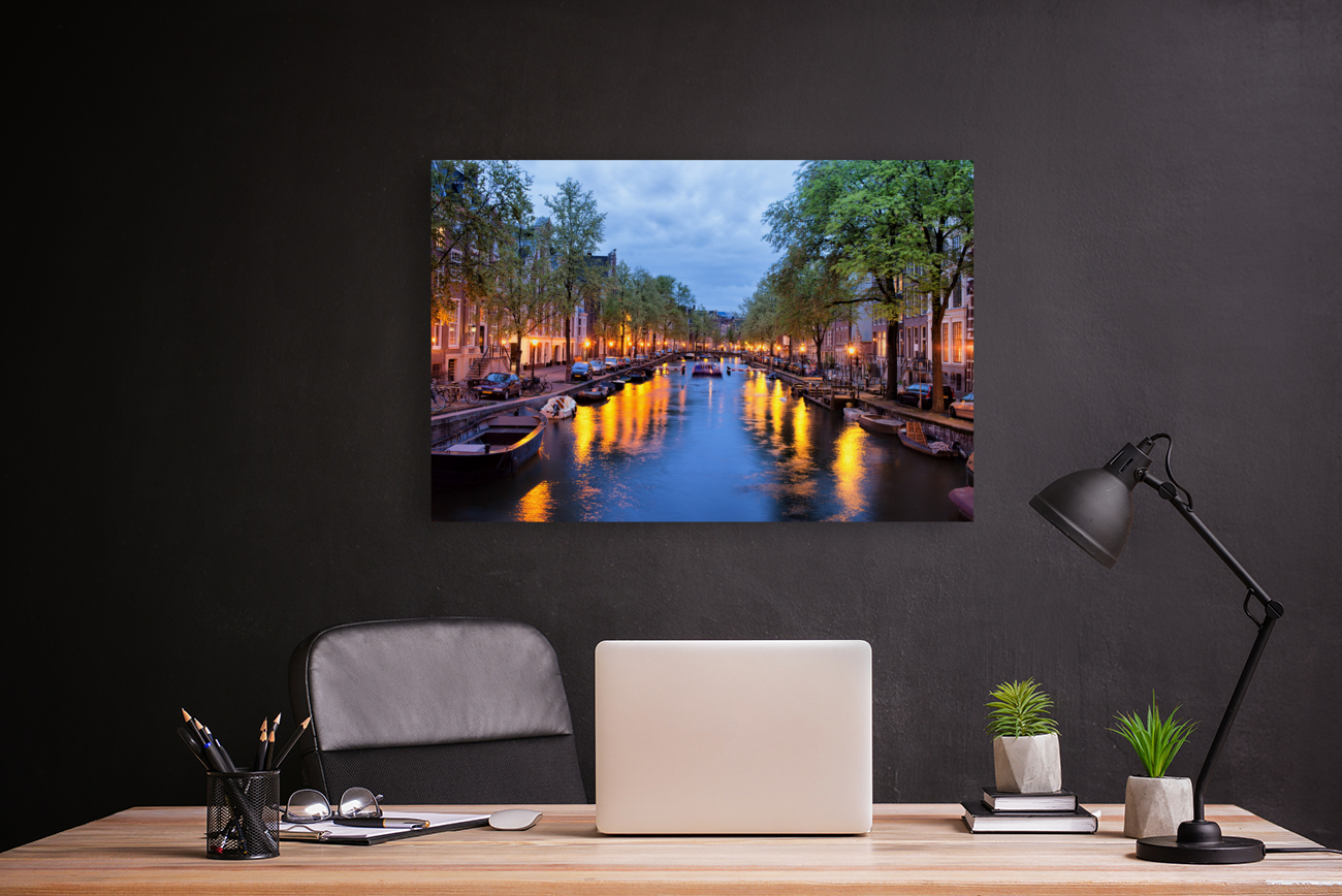 Evening In Amsterdam Reproduction