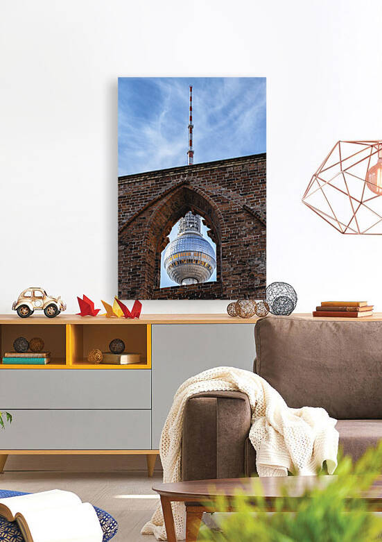 Berlin Television Tower In Gothic Window by Socratubik