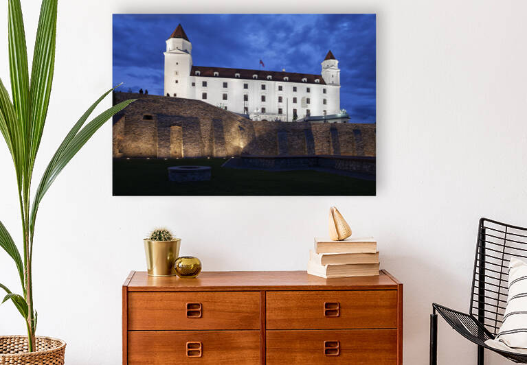 The Bratislava Castle By Night by Socratubik